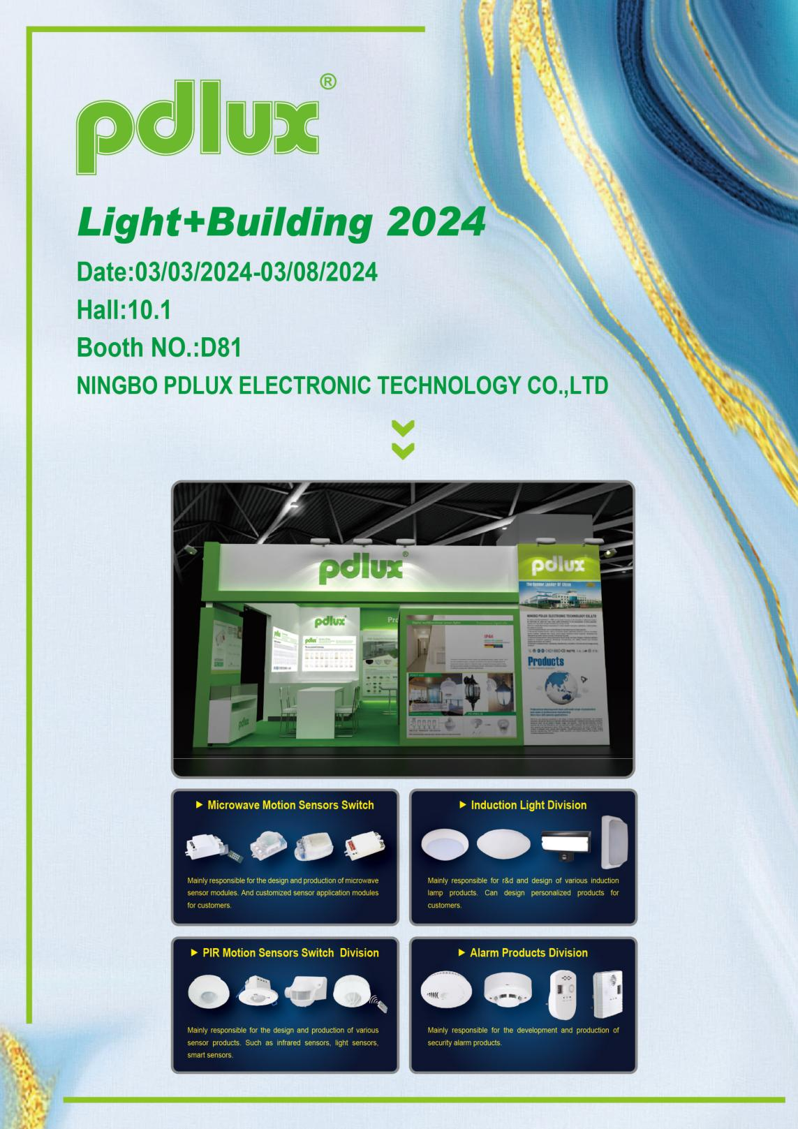 PDLUX bemutatók a Light + Architecture 2024 kiállításon