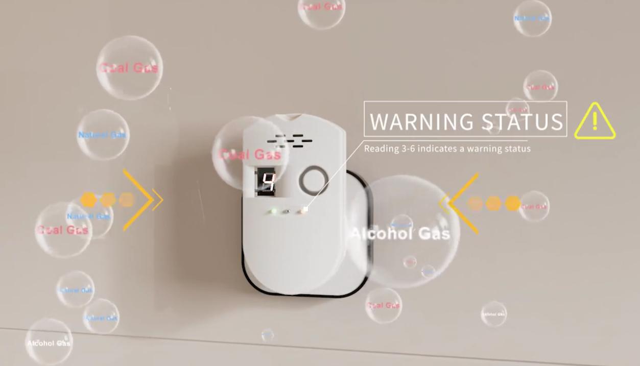 Ningbo Pdlux PD-GSV8 intelligens gáz riasztás-Fejlett gázérzékelő és biztonsági rendszer