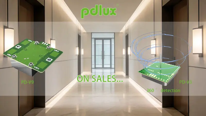PD-V9 és PD-V3 mikrohullámú mozgásérzékelők